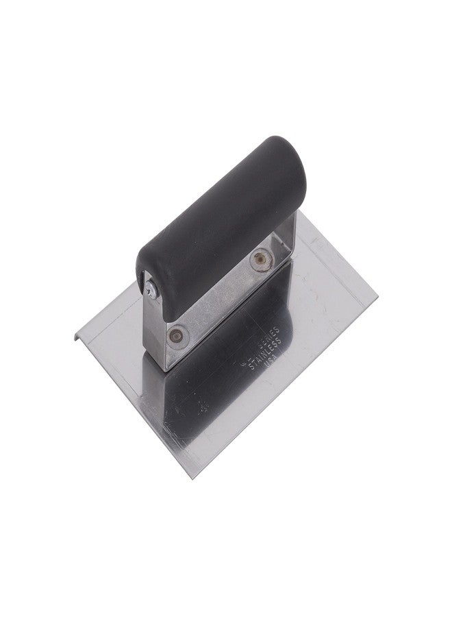 Marshalltown CE503SP Stainless Steel Edging Trowel with Plastic Handle, Concrete Rounding, Radius: 3mm, Lip: 6mm, Dimensions: 152x76mm - Image 5