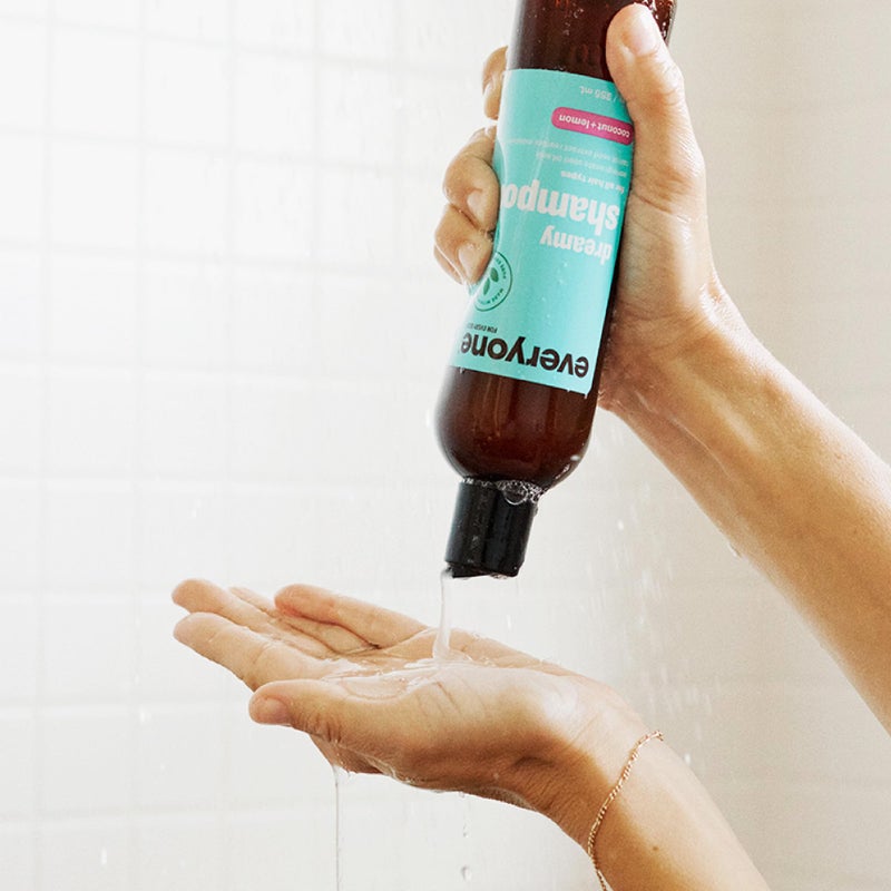 Everyone Hair Care Dreamy Shampoo - Coconut + Lemon, 12 fl oz Bottle, Gentle Cleansing & Moisturizing Hair Shampoo, Sulfate Free & Paraben Free - Image 2