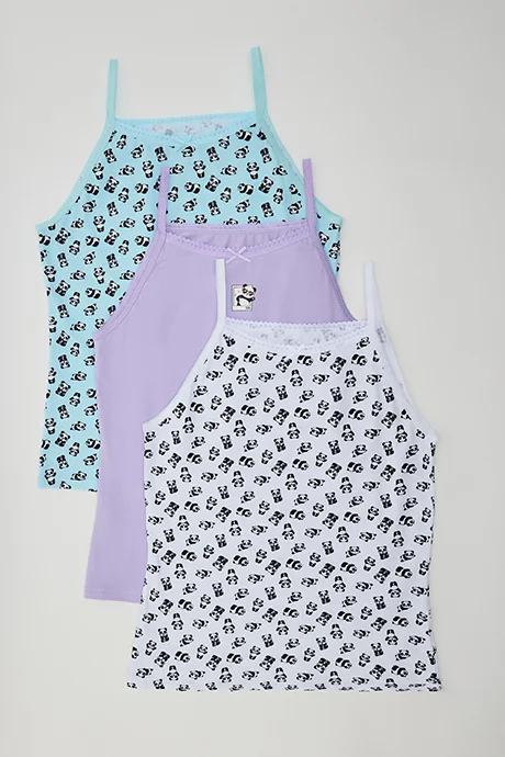 أر أند بي 3 Pack Printed Camisoles