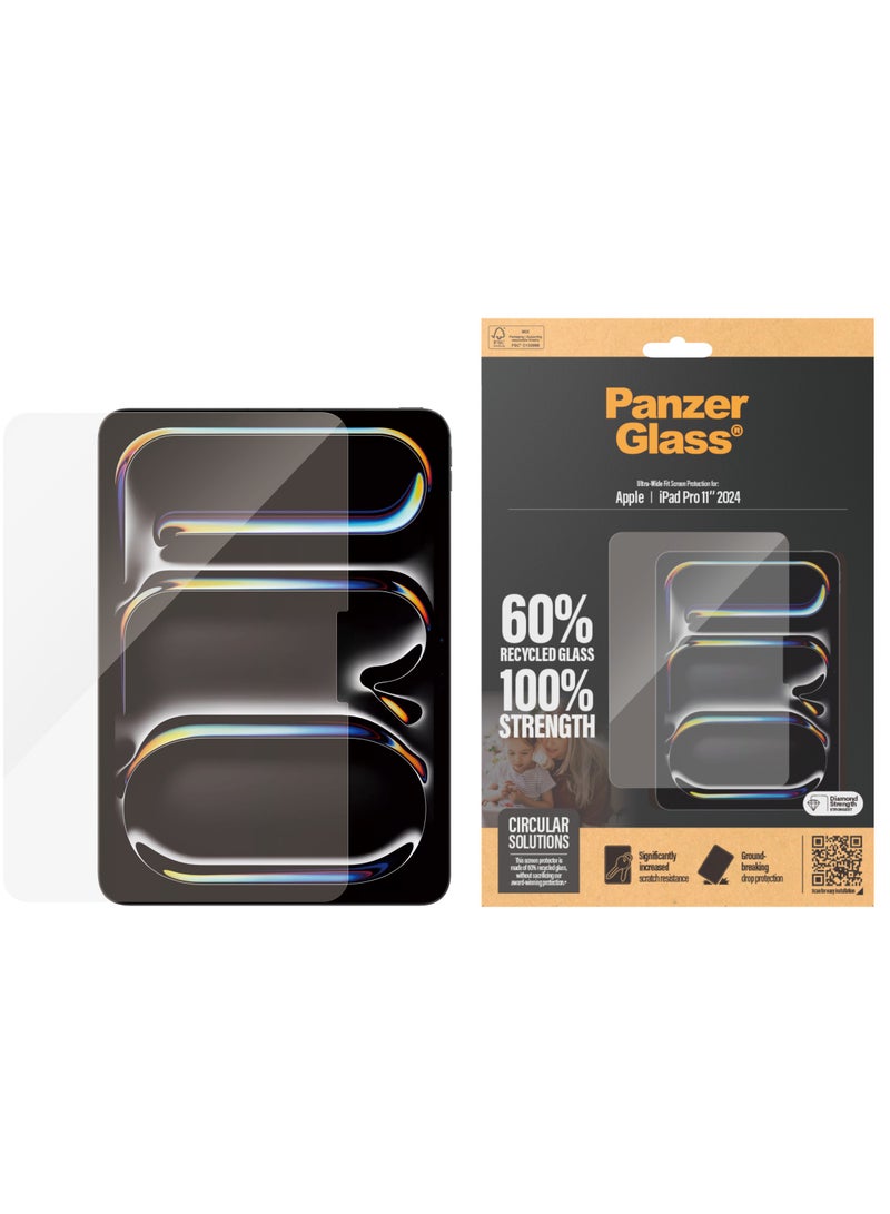 PanzerGlass واقي شاشة PanzerGlass® لجهاز iPad Pro 11" 2024 | ملائم للغاية - Image 1