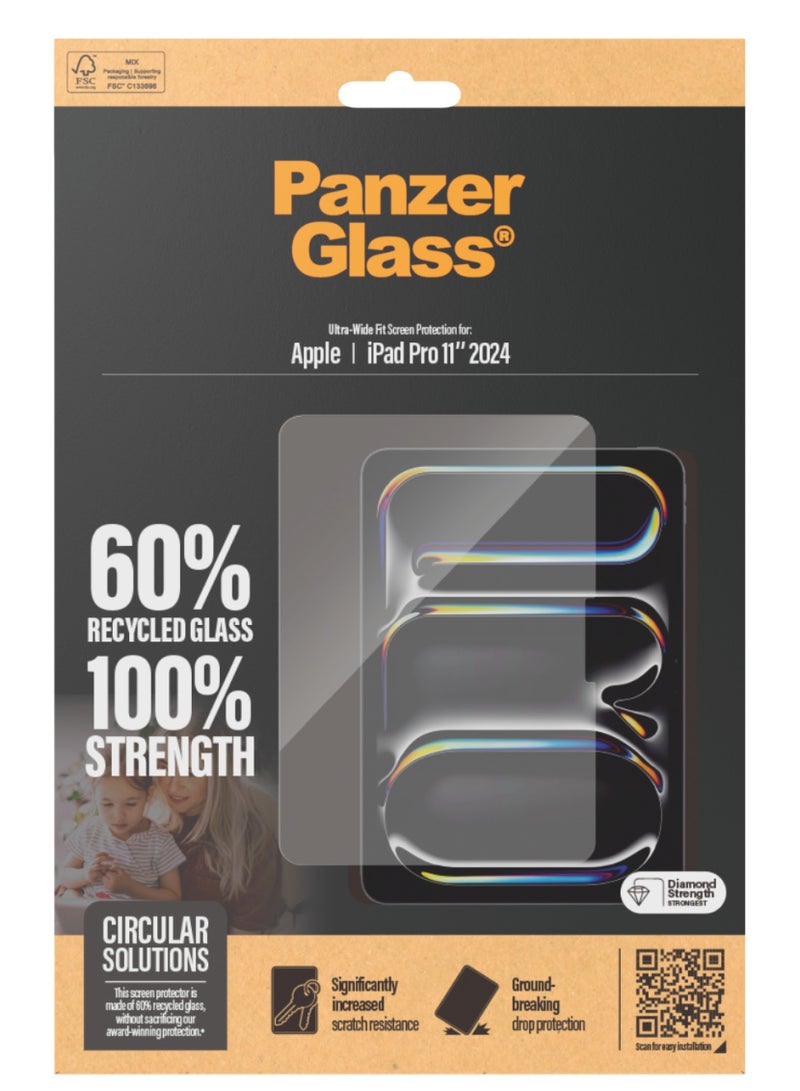 PanzerGlass واقي شاشة PanzerGlass® لجهاز iPad Pro 11" 2024 | ملائم للغاية - Image 3