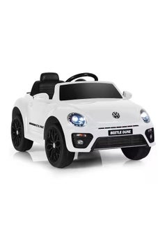 Generic 12V Electric Children's Ride-on Car with Remote Control and Music, Multi-Colour (white)  - Image 1