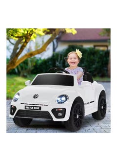 Generic 12V Electric Children's Ride-on Car with Remote Control and Music, Multi-Colour (white)  - Image 2