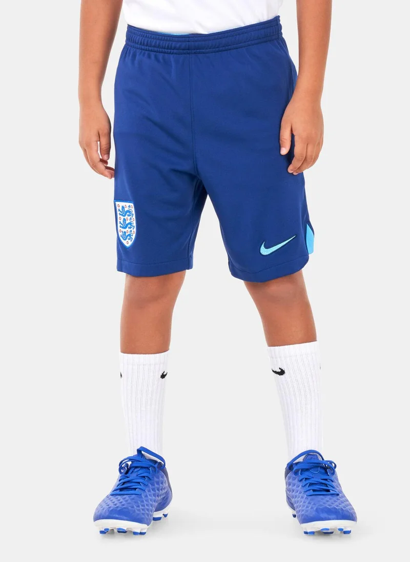 Nike Kids' England Dri-FIT Stadium Home Shorts - 2022