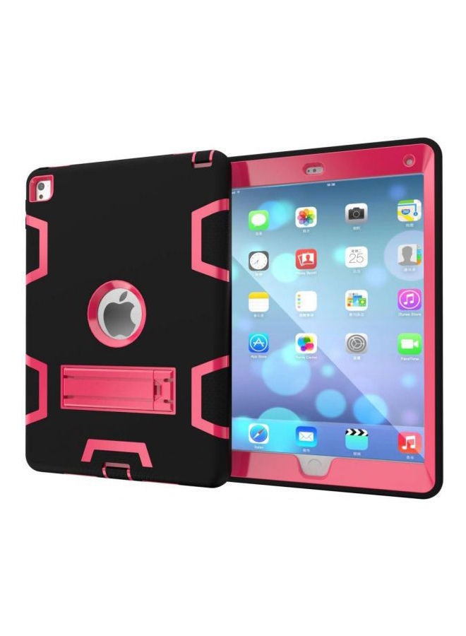 NIBEMINENT Protective Case Cover With Kickstand For Apple iPad 3/4 9.7-Inch Black/Pink - Image 1