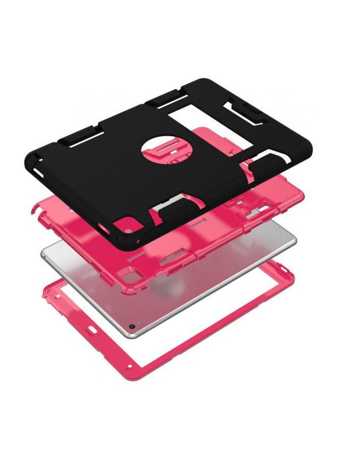 NIBEMINENT Protective Case Cover With Kickstand For Apple iPad 3/4 9.7-Inch Black/Pink - Image 2
