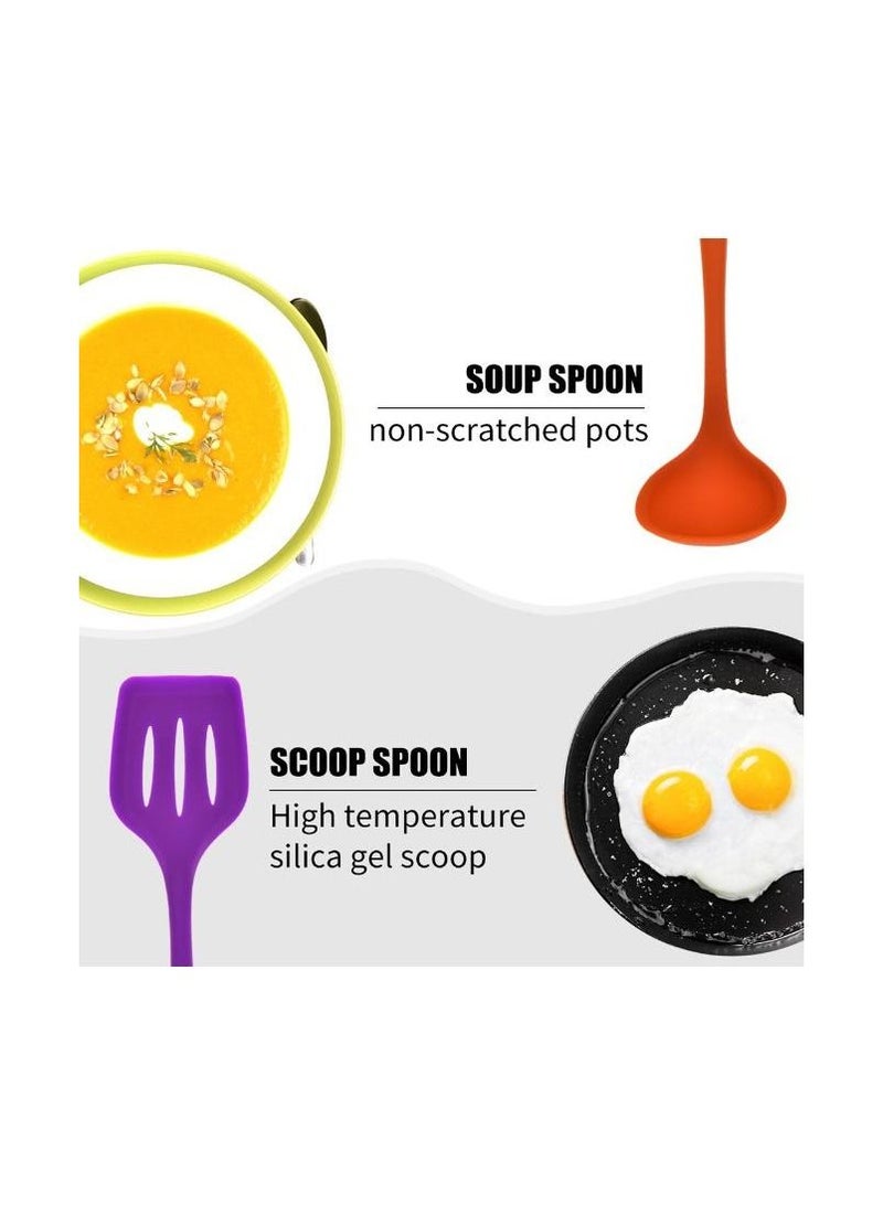 BLOOMING TIME 10-Piece Kitchen Utensil Multicolour 15x10x17centimeter - Image 4