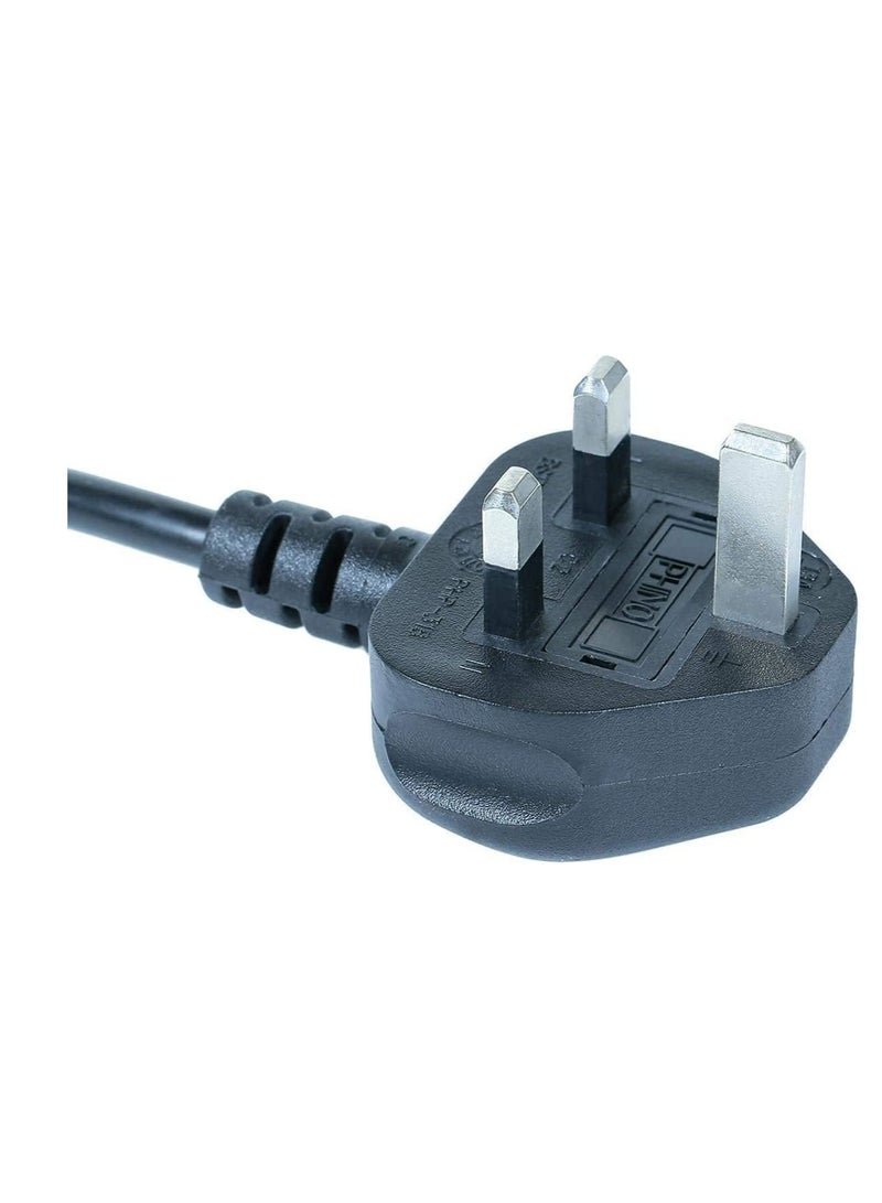 DKURVE 1 Way Gang Extension Lead 13 AMP Single Socket Extension Lead, UK 3 Pin Fused Plug male to female Travel Use Extension Cord 3 Meter - Image 3