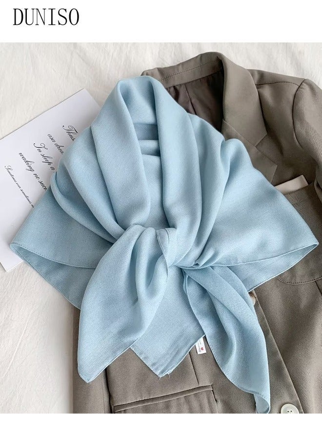 DUNISO Hijab for Women Muslim Cotton Hijab Fashion Hijab Scarf, Elegant Modest Muslim Islamic Ramadan Soft Lightweight Jersey Hijab Long Scarf - Image 3