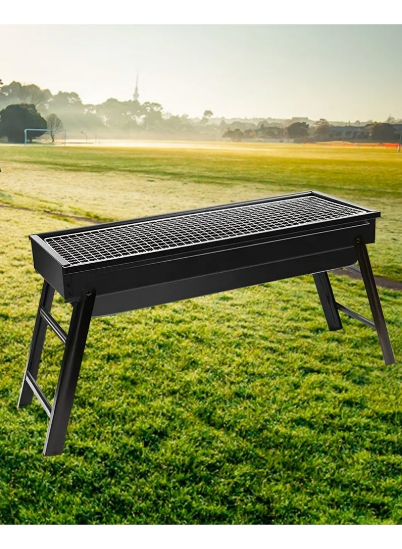 شواية الفحم القابلة للطي، أدوات الشواء الخارجية خفيفة الوزن، التخييم، النزهات الطويلة الأمد، التعديلات والرحلات - Image 1
