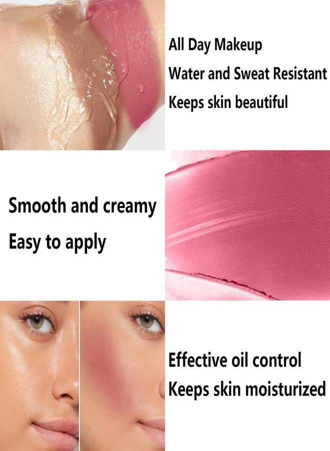 LemonSac 3Pcs Cream Contour Stick Makeup Kit, Shades with Highlighter, Blush and Bronzer Contour Stick for Sculpt the Cheeks, Long Lasting, Waterproof, Matte & Dewy Finish (LIGHT FAIR(8+10+12)) - Image 5