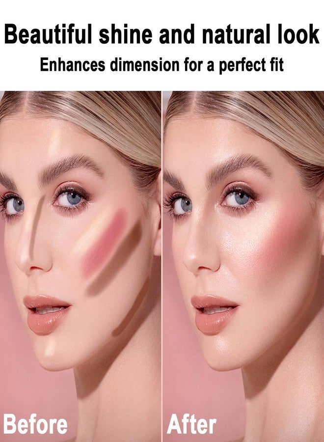 LemonSac 3Pcs Cream Contour Stick Makeup Kit, Shades with Highlighter, Blush and Bronzer Contour Stick for Sculpt the Cheeks, Long Lasting, Waterproof, Matte & Dewy Finish (LIGHT FAIR(8+10+12)) - Image 4