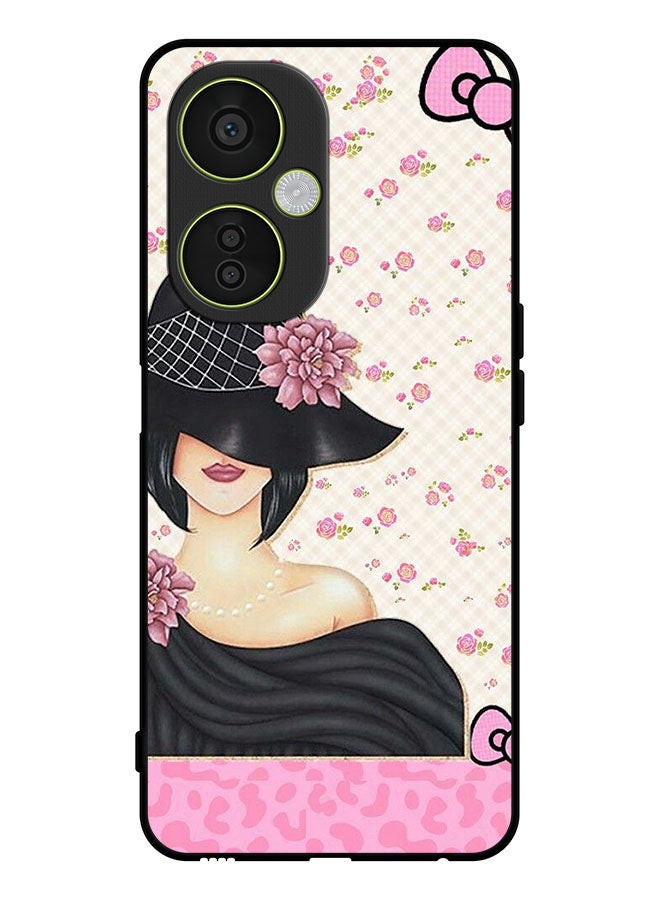 Covernex Protective Case Cover For OnePlus Nord CE 3 Lite Hat Girl & Eiffel Tower - Image 1