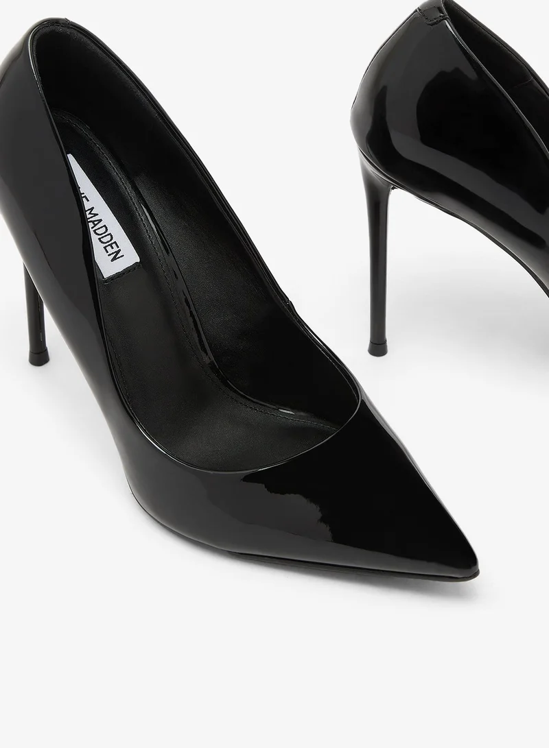 Steve Madden BLACK VALA Pointed Toe Pumps for Women | Best Price UAE