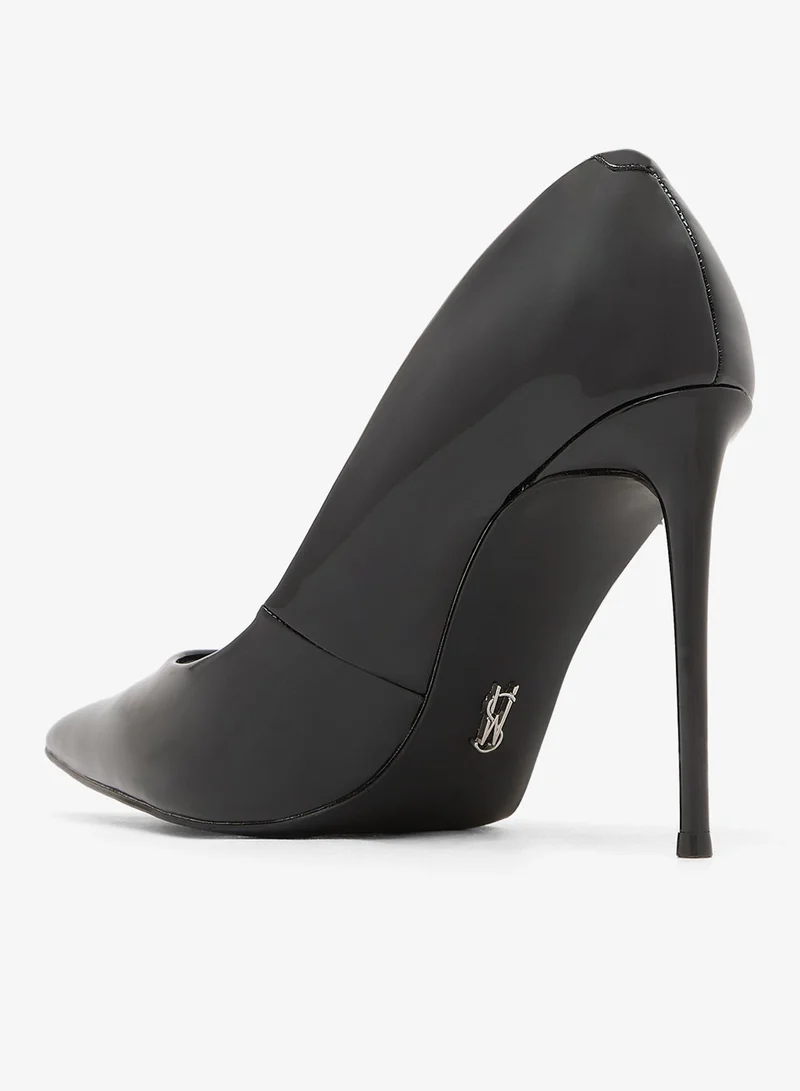 Steve Madden BLACK VALA Pointed Toe Pumps for Women | Best Price UAE