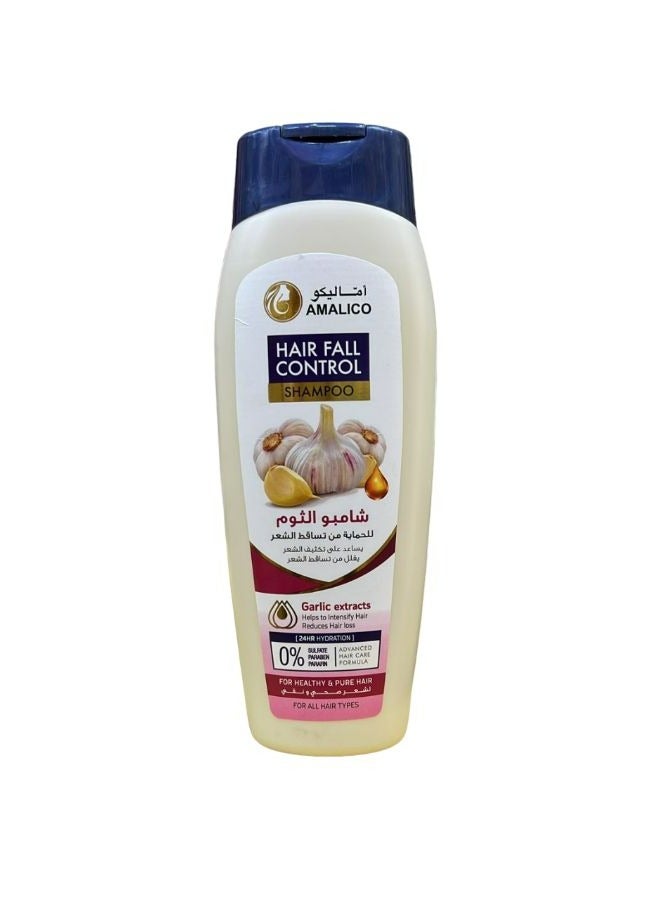 اماليكو شامبو هيار للتحكم في تساقط الشعر بخلاصة الثوم 425 مل
