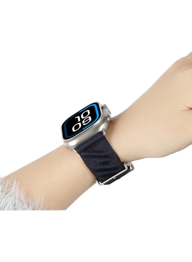 BHO Apple Watch Band Nylon Braided Ocean Watch Band For Apple Iwatch S10/Se/Ultra2 En Mer Band S9/8/7 - Image 1