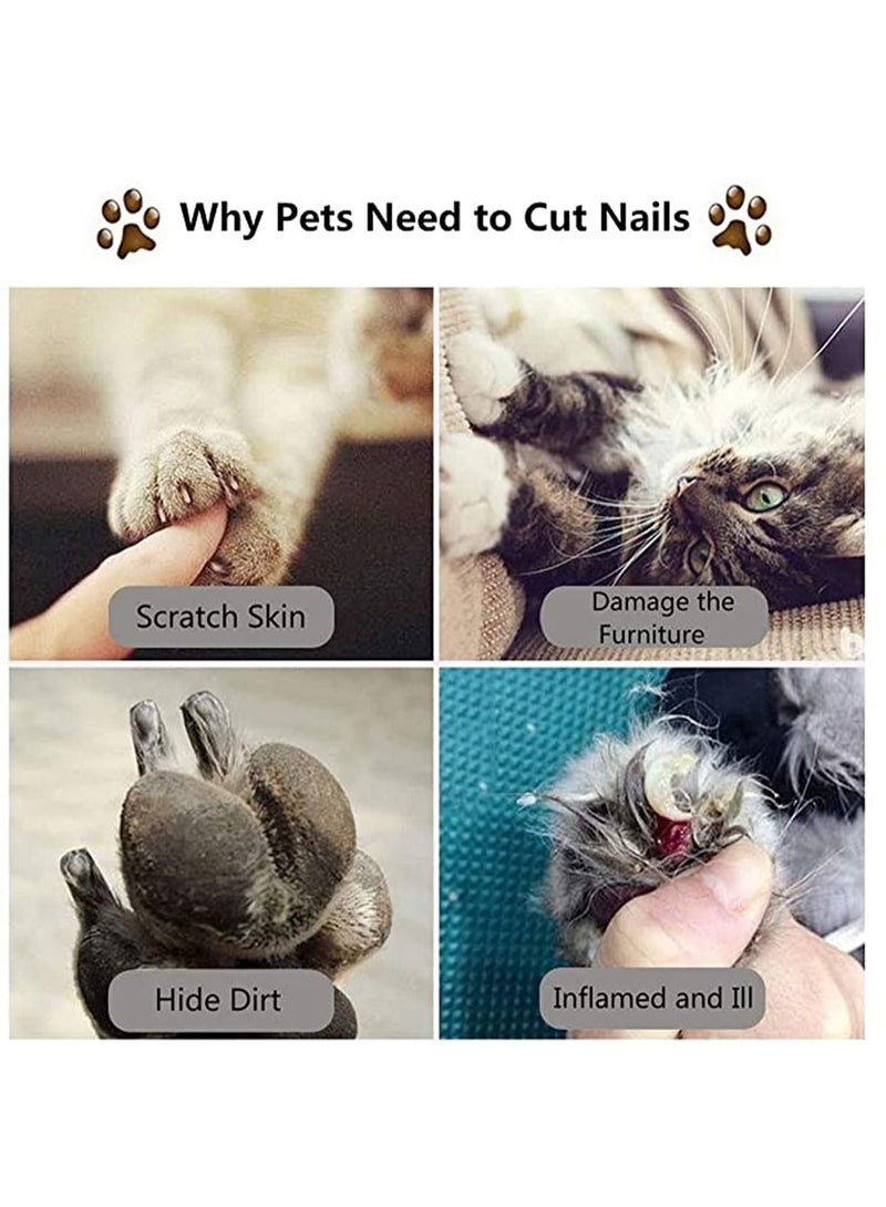 KASTWAVE Dog Nails Clippers with Safety Guard to Protect Over-Cutting Nails, Professional Dog Nail Clippers, Razor Sharp Blades with Bonus Dog Nail File, Dog claw clippers-Sturdy Non-Slip Handles - Image 5