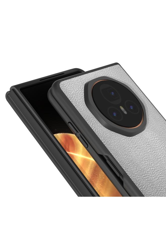 S-TOP Case For Honor Magic V3 PU Leather Black Frame Full Coverage Phone Case - Image 3