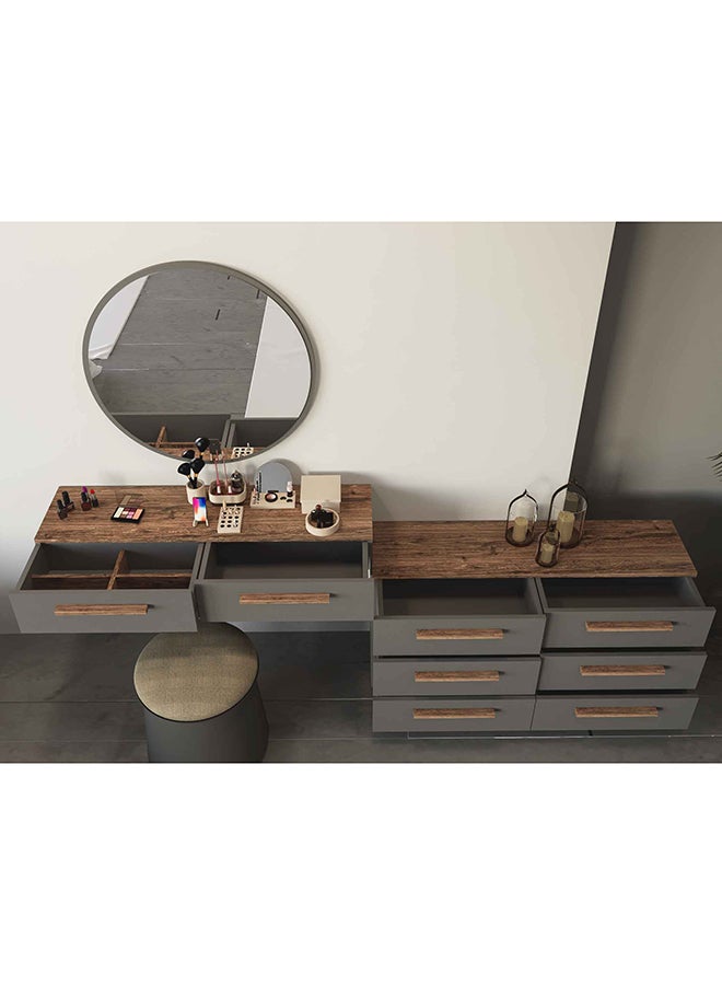 Stylish Home Large modern gray and brown bedroom dresser - TS03 - Image 3