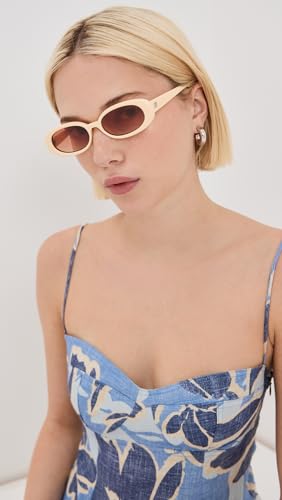 Le Specs Women's Outta Love Sunglasses, Ecru Warm Brown Grad, One Size - Image 3