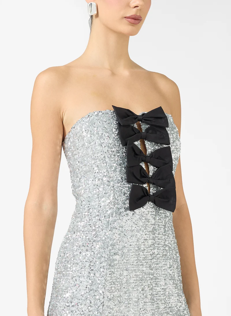 Collective The Label Sequin Detail Mini Dress
