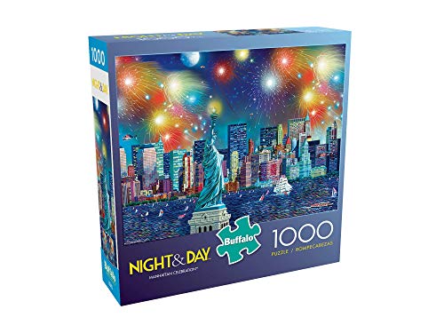 Buffalo Games - Manhattan Celebration - 1000 Piece Jigsaw Puzzle, Blue - Image 3