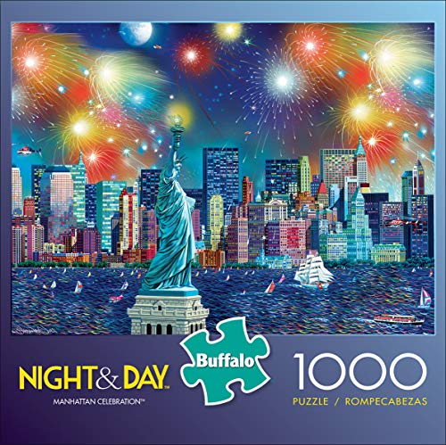 Buffalo Games - Manhattan Celebration - 1000 Piece Jigsaw Puzzle, Blue - Image 2