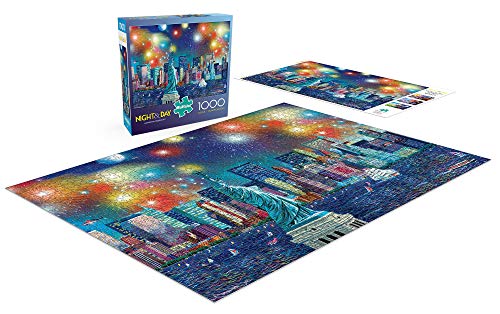 Buffalo Games - Manhattan Celebration - 1000 Piece Jigsaw Puzzle, Blue - Image 4
