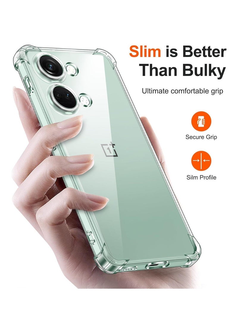 OnePlus Nord 3 & OnePlus Ace 2V Anti Shock Transperent Case  - Image 3