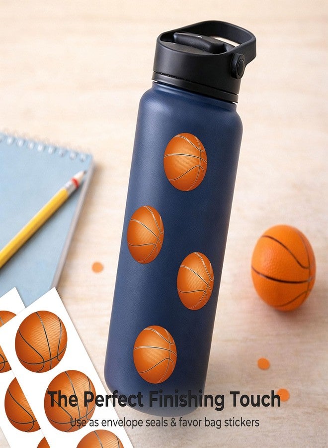 sodknow 120 Pcs Basketball Stickers Vinyl, Basketball Stickers for Water Bottle Kids Girls Boys, Sports Ball Decals Waterproof for Basket ball Sports Party Favor Supply Reward Pride Planner Calendar DIY Craft - Image 4
