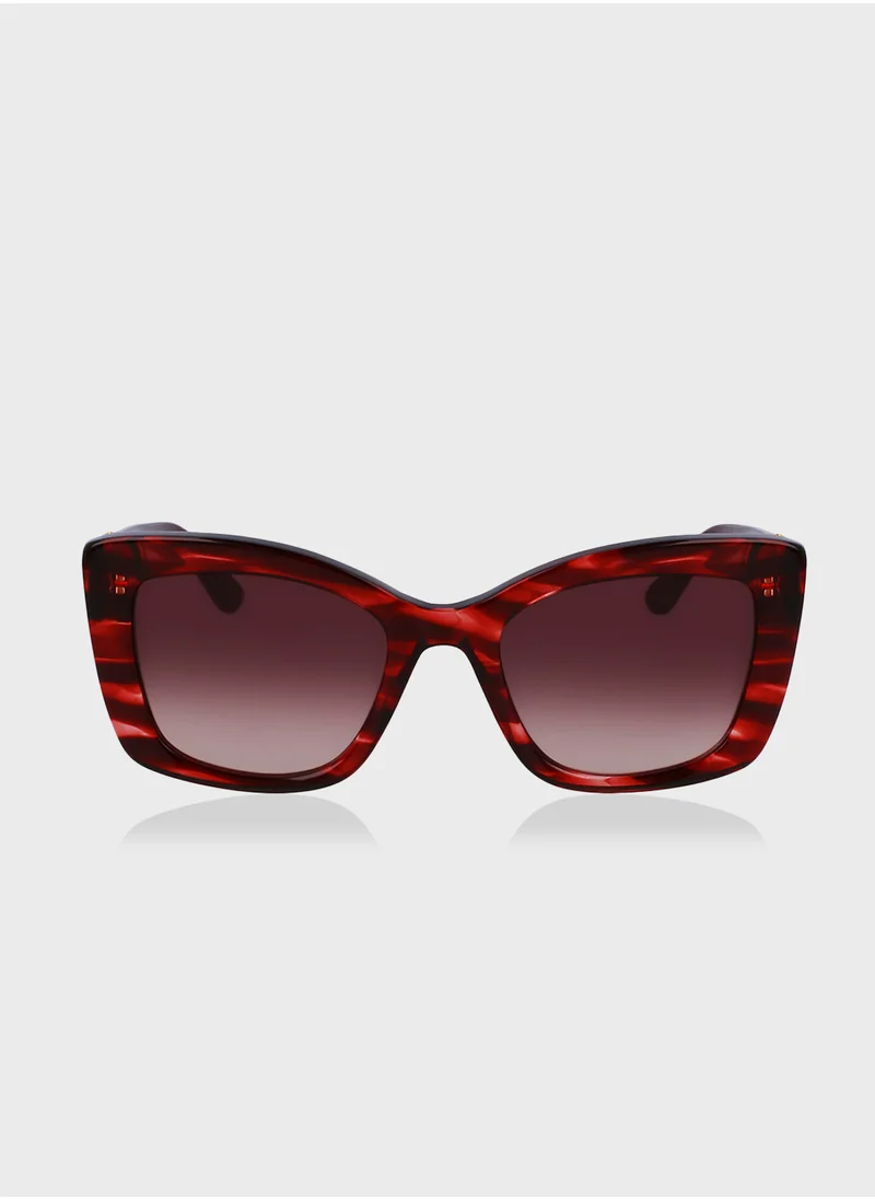 Karl Lagerfeld Modified Rectangle Sunglasses