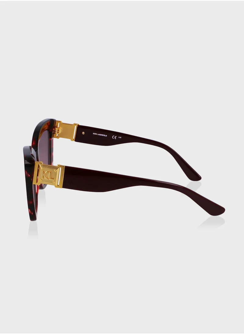 Karl Lagerfeld Modified Rectangle Sunglasses