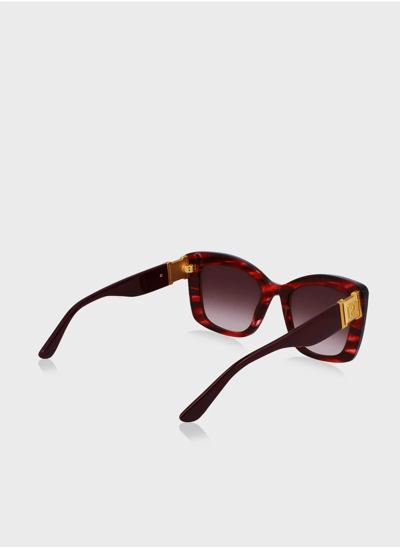 Karl Lagerfeld Modified Rectangle Sunglasses
