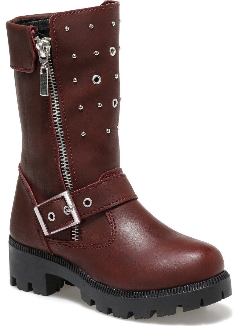 Polaris - 612174.P Claret Red Girls' Boots - Image 1