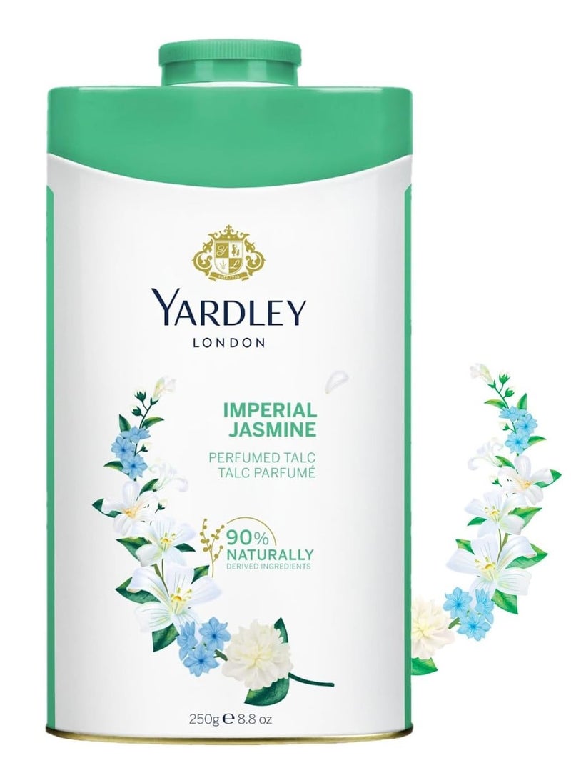 Yardley Imperial Jasmin Perfumed Talc 250g  - Image 1