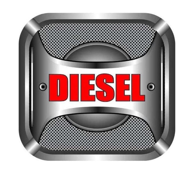 Auto E-Shopping Car Tank Diesel Sticker Sign Rectangle Shape Vinyle Universal Size 5" x 5.3" - Image 2