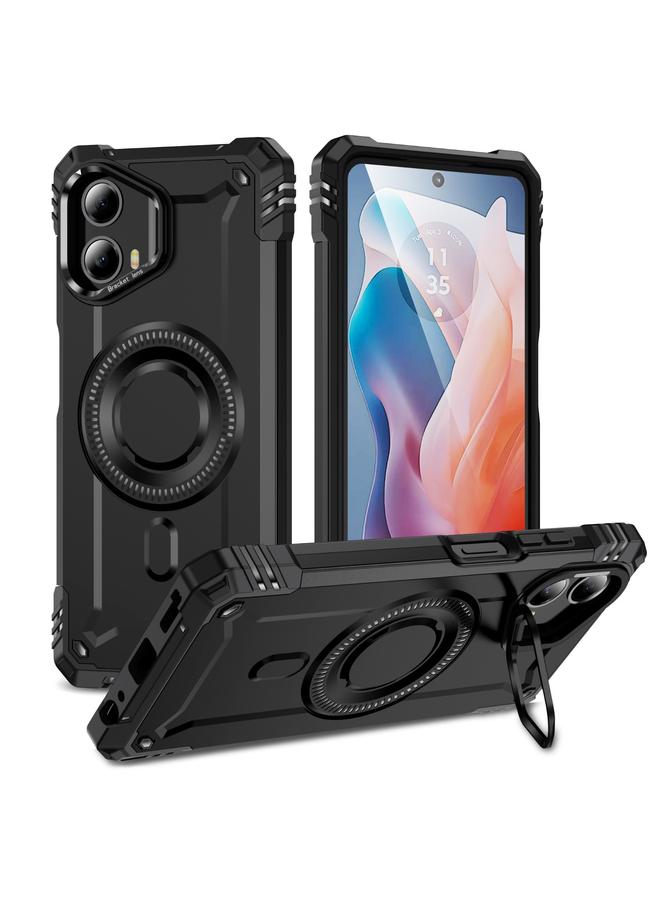 اس-توب جراب لهاتف Motorola Moto G 5G 2024 مع حامل عدسة MagSafe - Image 1