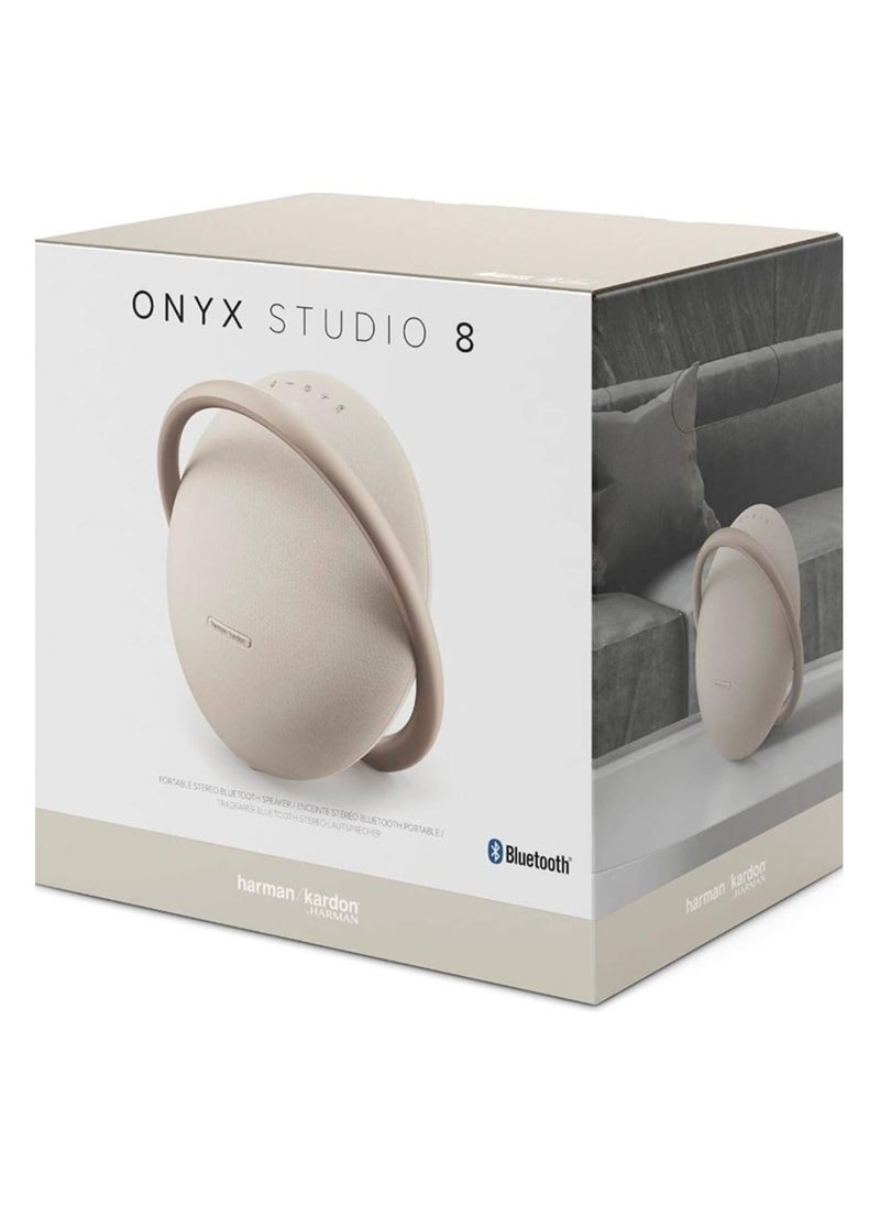 HARMAN - Harman Kardon Onyx Studio 8 Portable Stereo Bluetooth Speaker- grey - Image 1