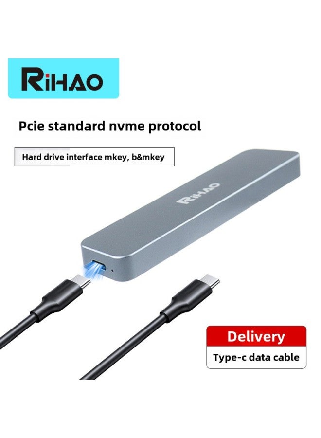 Japan Hao M.2 SSD Box Nvme Single Protocol Mobile M2 Universal Ssd4T Expansion-Color: 10gbps* With Dual Wires - Image 3