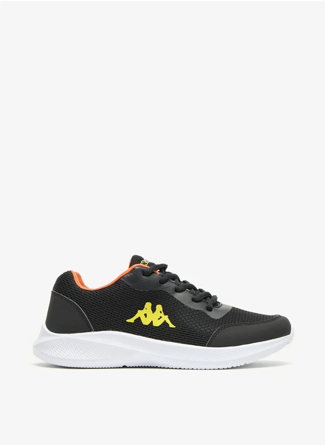 Kappa Boys Textured Sports Shoes with Lace-Up Closure