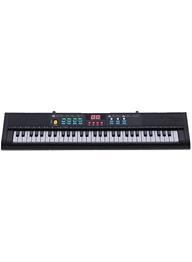 Generic 61 Keys Electric Digital Keyboard Piano Instrument, Multifunctional with Microphone, for Beginners and Music Enthusiasts  - Image 2