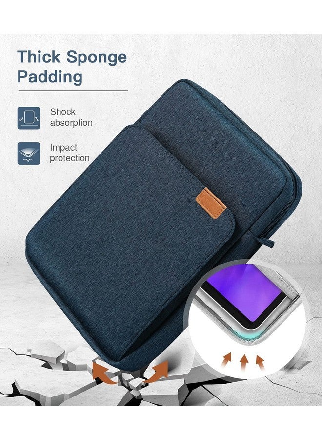 ProElite ProElite Tablet sleeve Bag 9-11inch for iPad 10.2/10.9/Pro 11/Samsung/Lenovo/Galaxy Tab A9 Plus/S8/S9/Realme Pad/Honor Pad/Oppo//Xiaomi Mi pad 6/Redmi Pad,Oneplus Pad, Handle with Shoulder strap, Navy  - Image 4