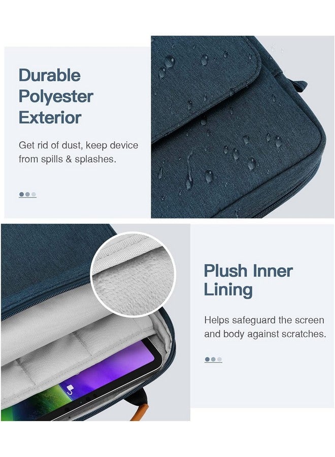 ProElite ProElite Tablet sleeve Bag 9-11inch for iPad 10.2/10.9/Pro 11/Samsung/Lenovo/Galaxy Tab A9 Plus/S8/S9/Realme Pad/Honor Pad/Oppo//Xiaomi Mi pad 6/Redmi Pad,Oneplus Pad, Handle with Shoulder strap, Navy  - Image 3
