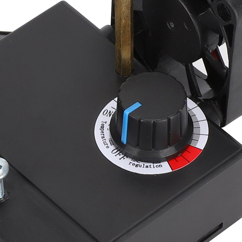 Electric Ribbon Cutter: 60W Low Power, Stepless Temperature Adjustment, Fixed-Length Positioning 30mm-155mm - Smoke Repellent Fan Heated Cutting Knife for Lace, Satin Ribbons, Elastic Bands & More - Image 2