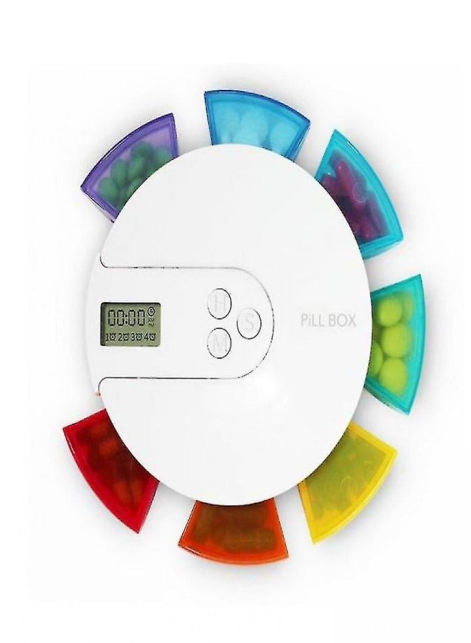 Automatic Pill Dispenser With 7-day Electronic Medication Organizer - Image 2