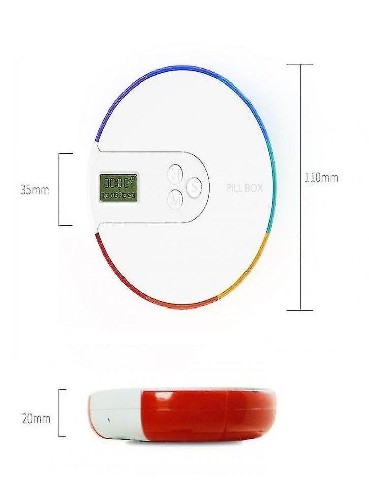Automatic Pill Dispenser With 7-day Electronic Medication Organizer - Image 4