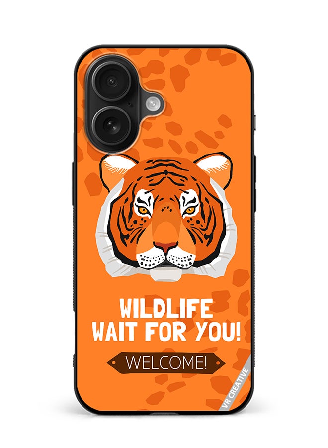 Protective Case Cover For Apple iPhone 16 Plus Tiger For You Design Multicolour
