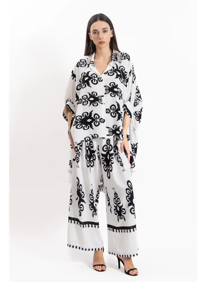 SHAPES DETAILED PRINTED TOP SET