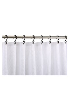 Excefore Black Shower Curtain Hooks, Metal Rust Resistant Shower Rings Decorative, S Shaped ​Hooks Hangers for Bathroom Curtains,Clothing,Towels(12 PCS)  - Image 4